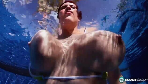  Lovely doll with huge boobs Lana Ivans undressed underwater 