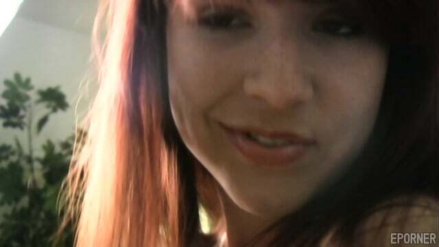 Brunette girl's juicy lips