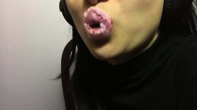 ASMR DOUBEL BUBBLE BUBLES (SIDE MOUTH VIEW)