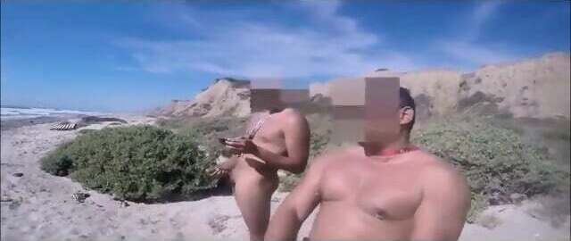 Primo Hetero Praia Parte Bronha Amadora Maduro