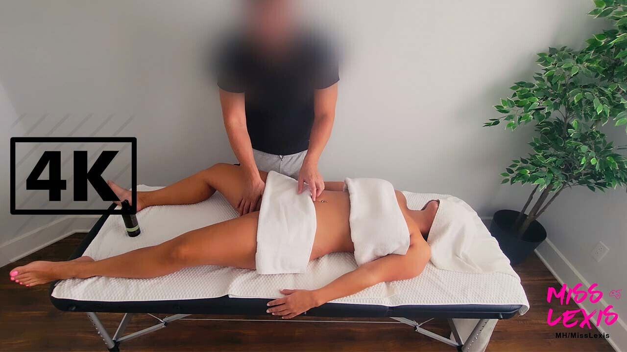 Massage Therapist Rubs hard Miss Lexis