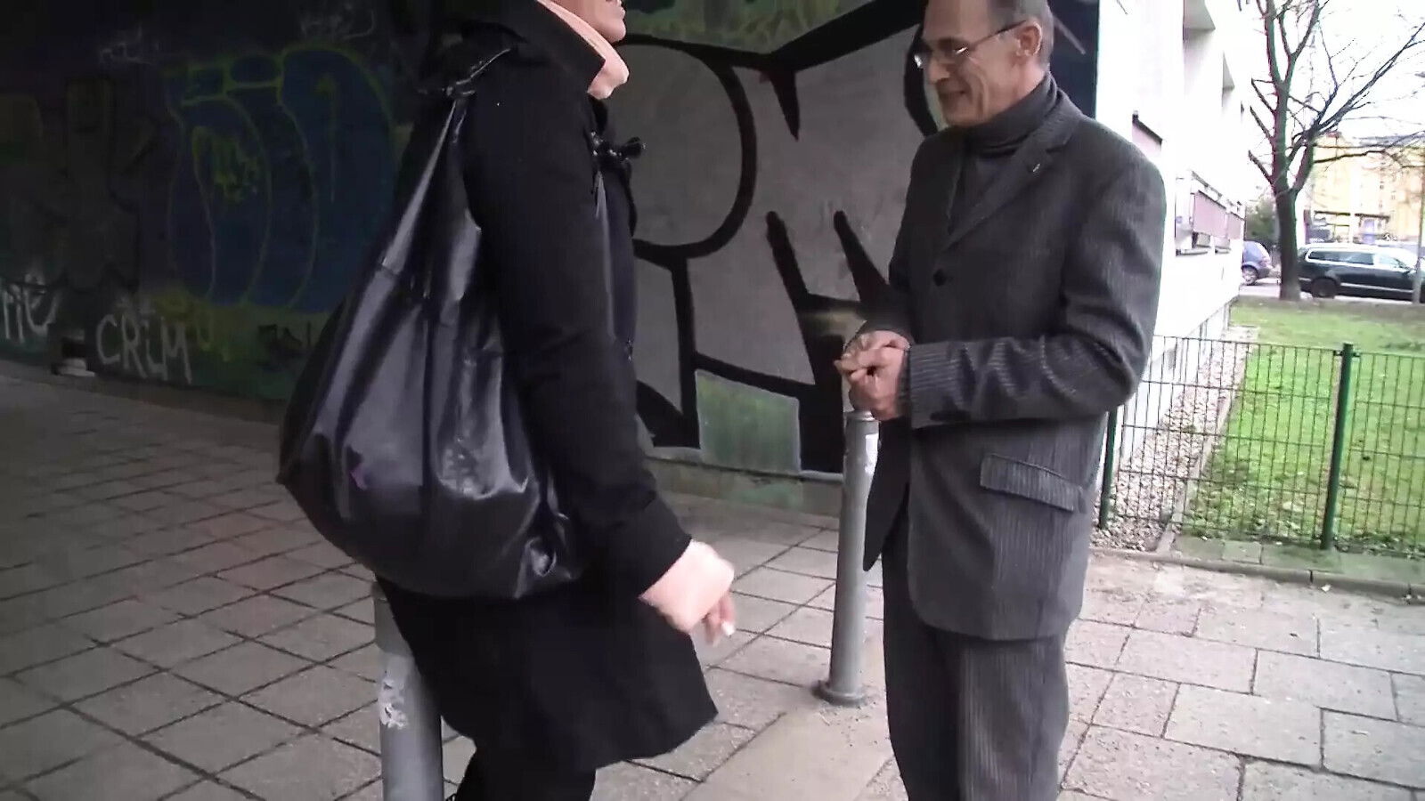 Busty teen gets fucked senior