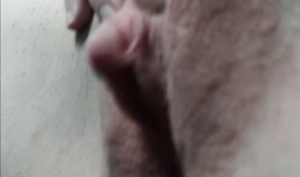 Teen strokes clit until orgasm