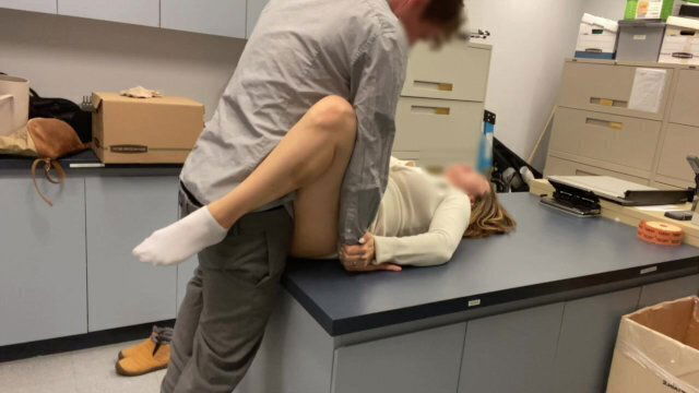 Office Milf gets fucked storage room