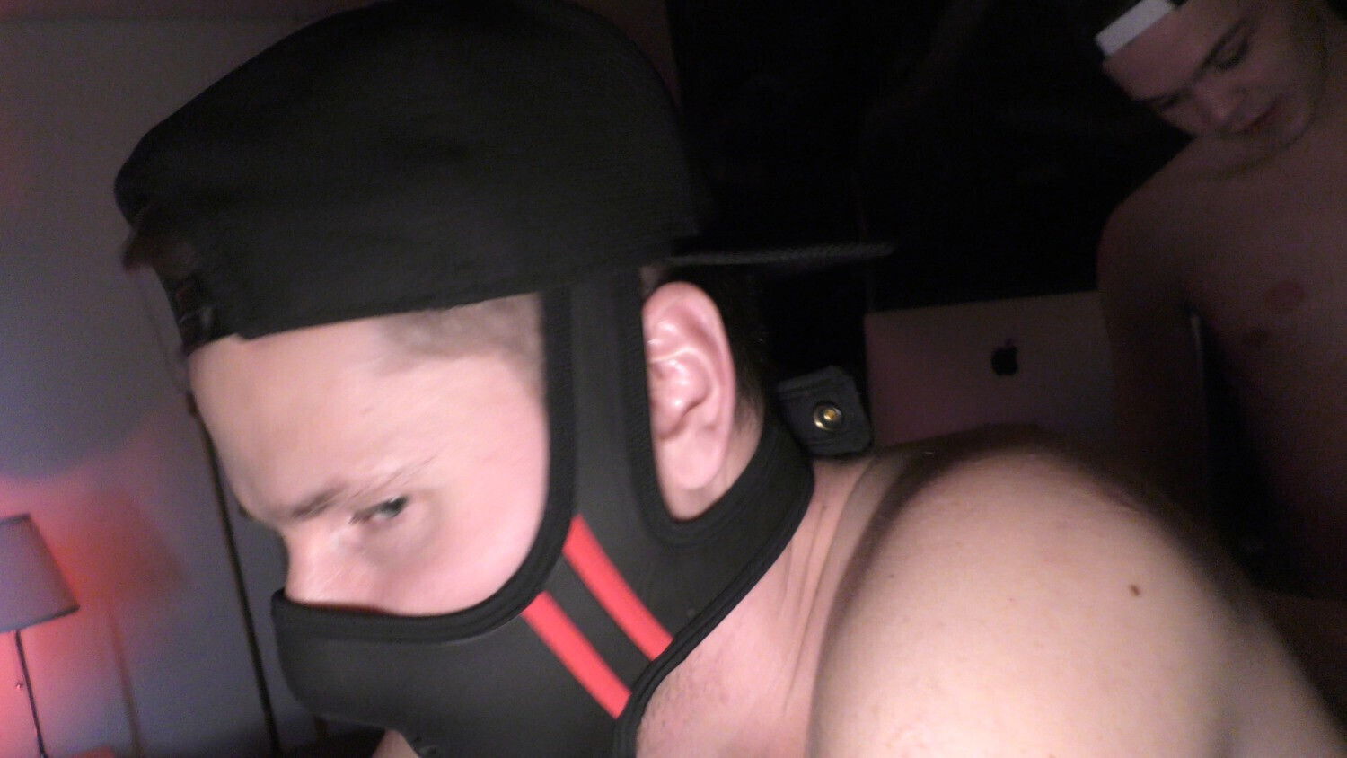 Pervy breeding back with masked boy!