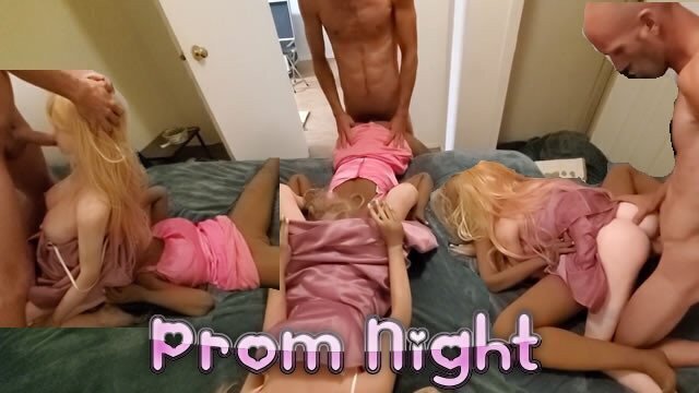 Boyfriend Broke With Prom! Prom Night Threesome
