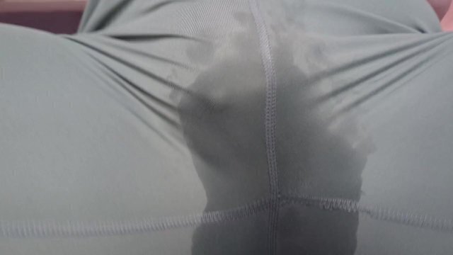 Squirting cumming leggings
