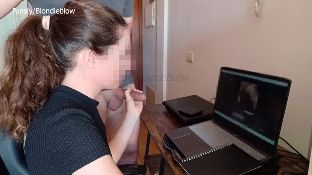 comes over while editing want suck little ruins with