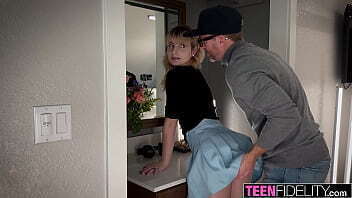 TEENFIDELITY Skinny Blonde Slut Christian