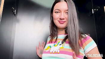 PutaLocura teen cachonda Sara Villegas viciosa semen GloryHole