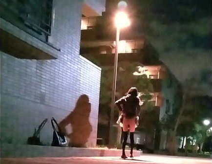 朱音もみじの羞恥お散歩　【女装もみじ】