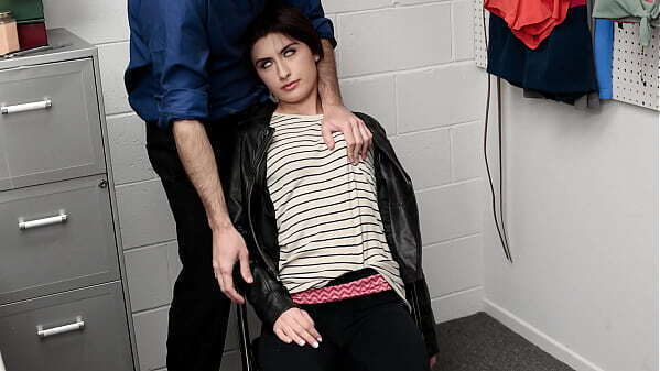 Dragging Teen Security Office Punishment Myshopsex