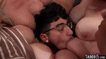 Panties stealer reverse gangbanged neighborhood MILFs