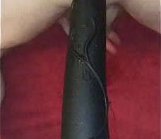 huge dildo with massive cumshot