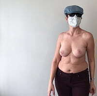 Topless 50 y0 Boob Dance - All Natural MILF