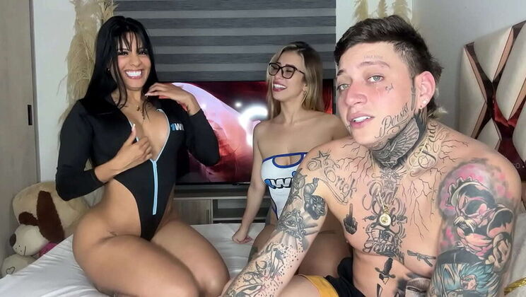 Lesbian Brunettes Gone Wild: Zack, Katty, Blake, May's Adventure