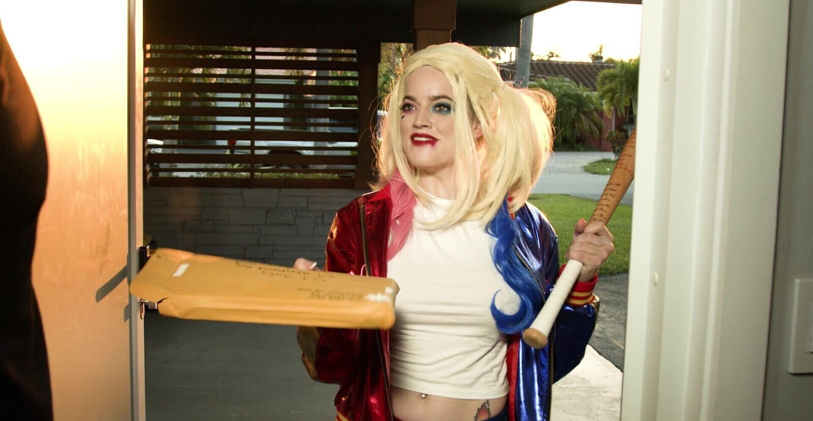 Sage Pillar wearing fishnet lingerie getting fucked doggy