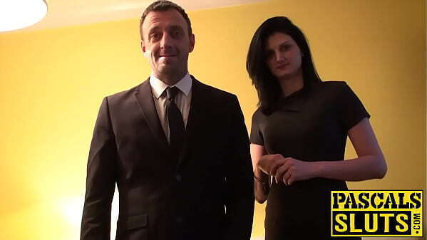 Delectable hair pulled while fucks hard