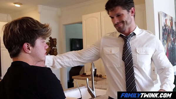 FamilyTwink Muscled Stepdad Crushes Twink Stepson
