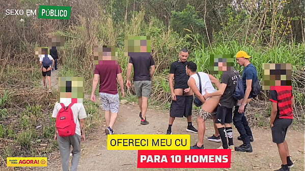 LEVEI AMIGOS H&Eacute_TEROS PARA FODER P&Uacute_BLICO, ONDE HOMENS COSTUMAM FAZER CAMINHADA. ENQUANTO CADA RESERVA PARA COMER PLATEIA HOMENS OBSERVA MASTURBAL.