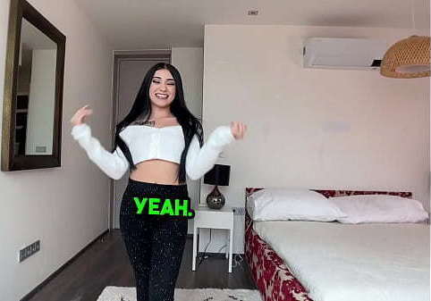 First Casting With 18yo Latina Teen From Medellin Colombia