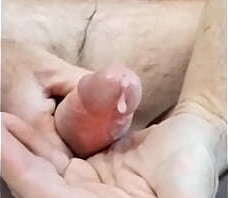 Slow motion cumshot ending