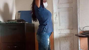 THE NURSE IS IN HER WORKPLACE DOING HOT AND EROTIC THINGS