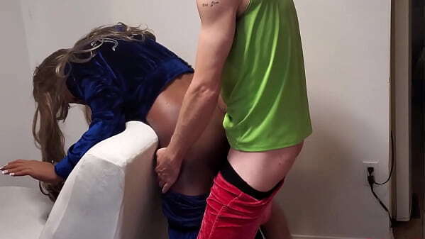 Doll Bent Over Crush Blue Juicy Tracksuit &amp_ Fucked!