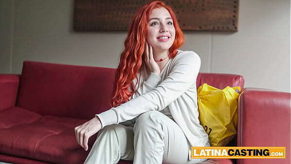 Redhead aces interview after having rough with casting agent