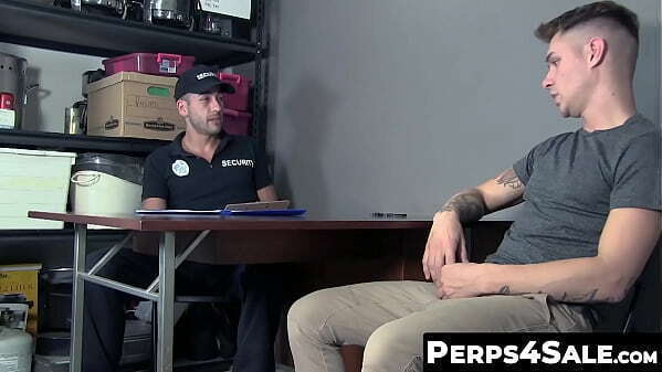 Perps4Sale.com Bishop &amp_ Jace Tattooed stud Bishop dominated horny officer Jace
