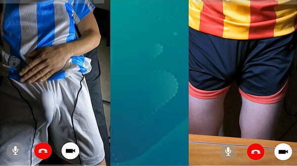 Players from opposing teams secretly meet video call masturbate after derby