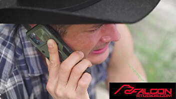 FalconStudios Hunk LATINO Farmer Fixes Tractor Jock'_s Tight