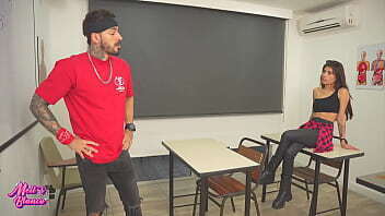 When home late meet teacher with very makes enjoy pleasure classroom