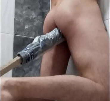 Impaling arse with stick