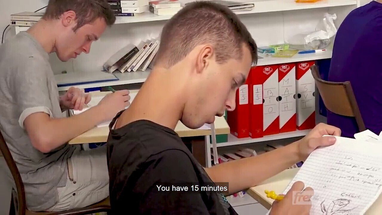 Doryann Marguet, Ryan Marchal, Fabien Cortes naughty students school