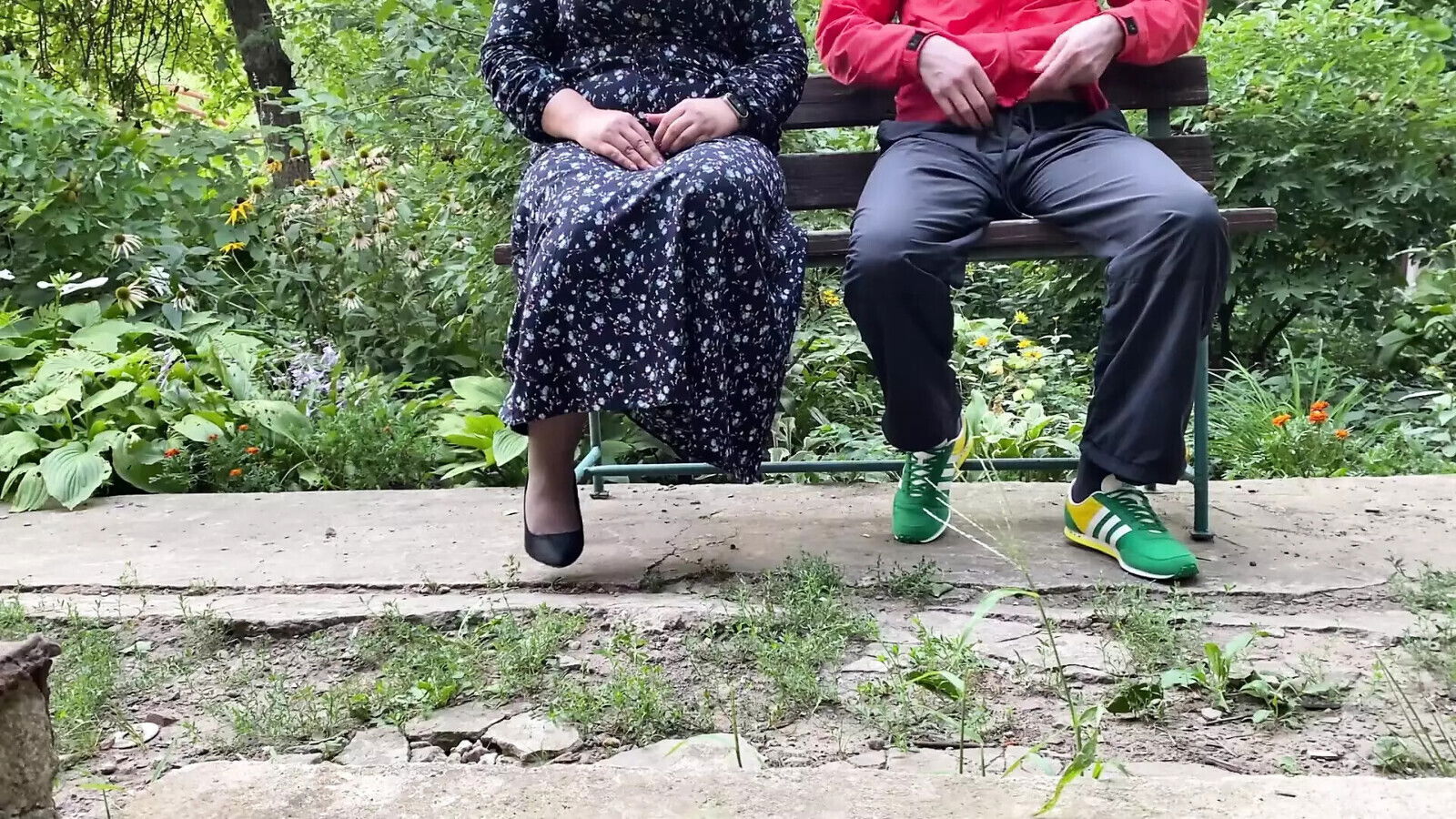 heavily mother-in-law's sexy high-heeled shoes