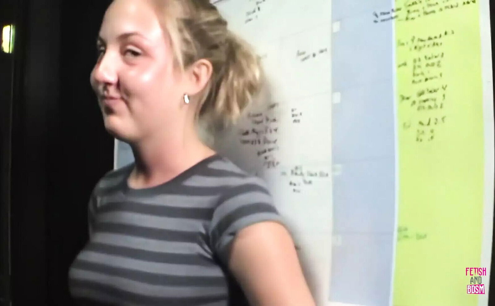 Slutty Blonde Finally Shows Extraordinary Handjob Blowjob Skills