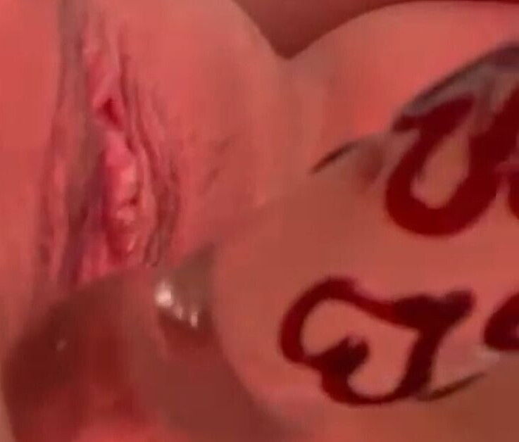 Horny Saxon Woman Masturbates Herself with Dildo