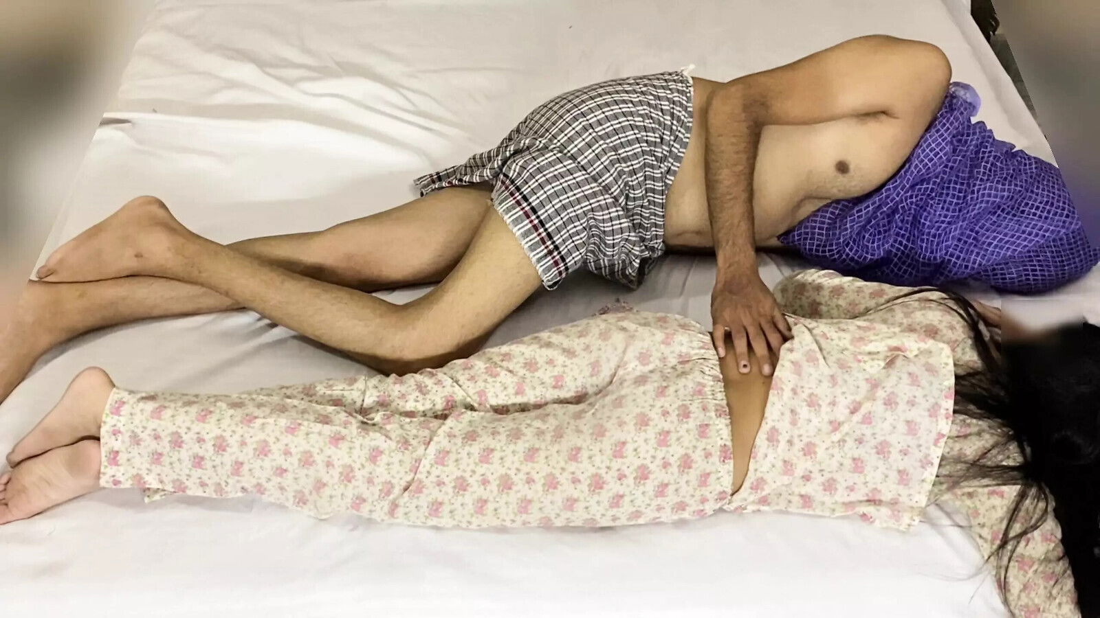 Mother-in-law slept together fucked night