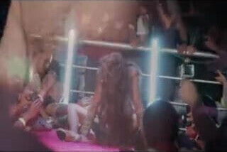 Latina MILF strip dance