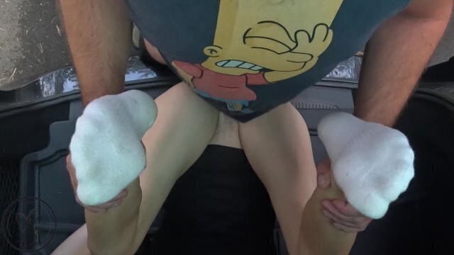 stepsister huge orgasm, takes condom inside