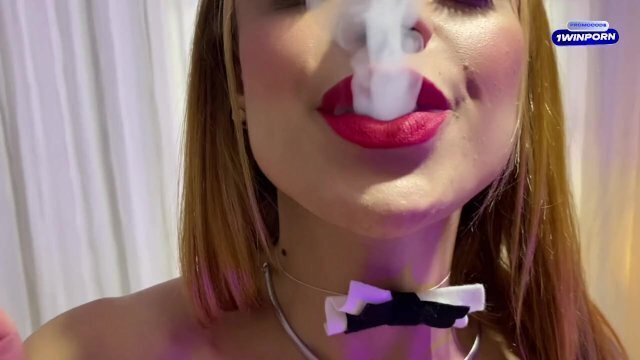 maid smoking masturbating until cums