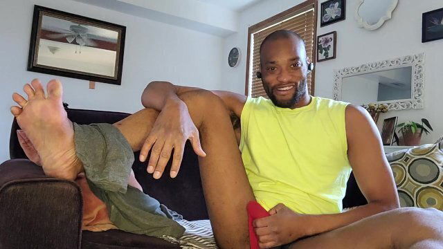 Kennie jerks jock shows feet you!
