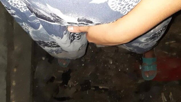 masturbate under long dress until IkaSmokS