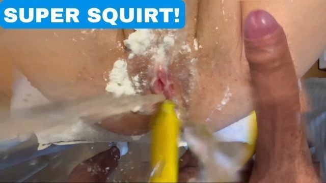 FIGA IDRANTE! Squirt Potente mondo minuto 3:50!