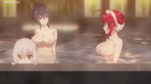 Rias Okeno compare their boobs each other