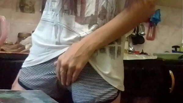 masturbate kitchen while parents watching other room Girls orgasm