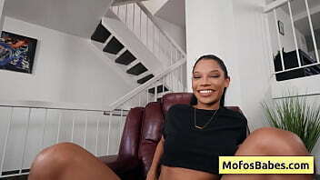 Sexy busty ebony suck huge white dick moist bald black cunt fucked hard West, Charles Dera