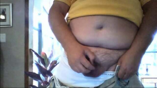Grandpa Stroking Webcam