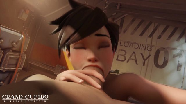 [Compilation] Tracer can't stop Sucking Dicks [Grand Cupido]( Overwatch